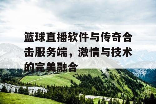 篮球直播软件与传奇合击服务端，激情与技术的完美融合