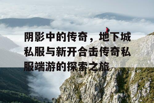 阴影中的传奇，地下城私服与新开合击传奇私服端游的探索之旅