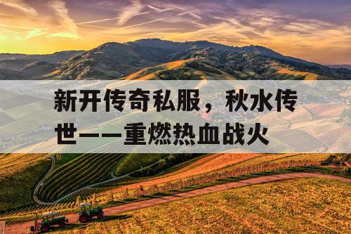 新开传奇私服，秋水传世——重燃热血战火