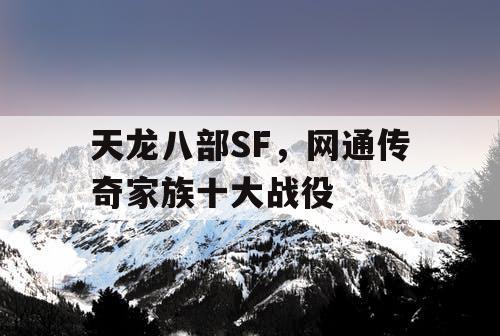天龙八部SF，网通传奇家族十大战役