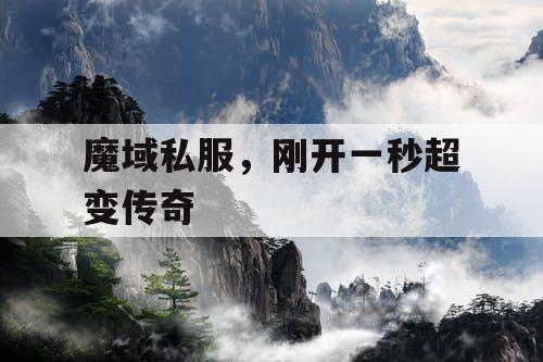 魔域私服,刚开一秒超变传奇 魔域私服,刚开一秒超变传奇