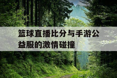 篮球直播比分与手游公益服的激情碰撞