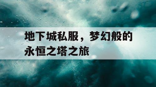 地下城私服,梦幻般的永恒之塔之旅 地下城私服,梦幻般的永恒之塔之旅