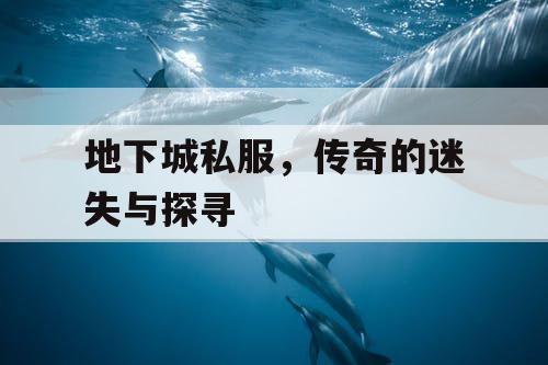 地下城私服,传奇的迷失与探寻 地下城私服,传奇的迷失与探寻