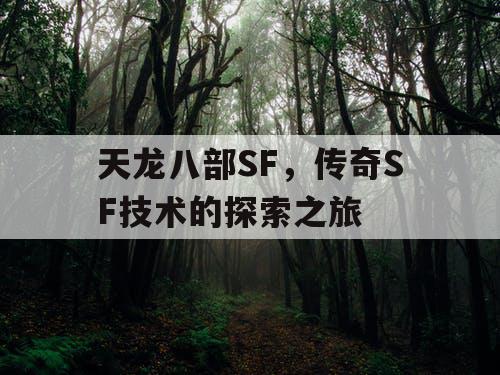 天龙八部SF,传奇SF技术的探索之旅 天龙八部SF,传奇SF技术的探索之旅
