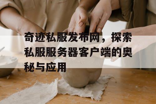 奇迹私服发布网，探索私服服务器客户端的奥秘与应用