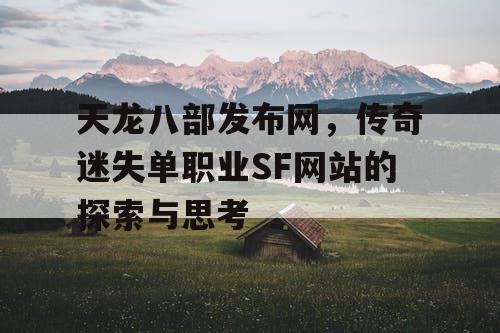 天龙八部发布网，传奇迷失单职业SF网站的探索与思考
