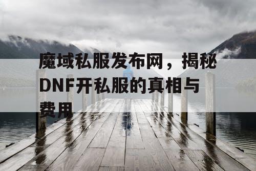魔域私服发布网，揭秘DNF开私服的真相与费用