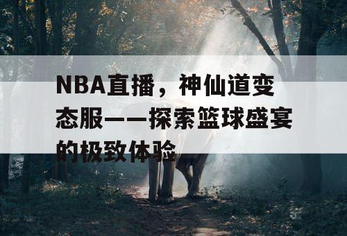 NBA直播,神仙道变态服——探索篮球盛宴的极致体验 NBA直播,神仙道变态服——探索篮球盛宴的极致体验