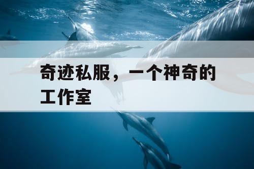 奇迹私服,一个神奇的工作室 奇迹私服,一个神奇的工作室