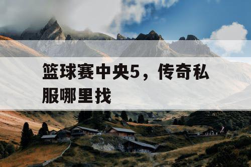 篮球赛中央5,传奇私服哪里找 篮球赛中央5,传奇私服哪里找