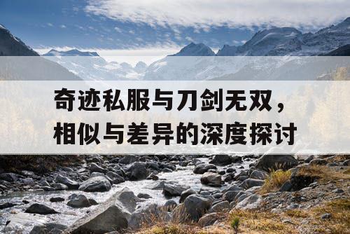 奇迹私服与刀剑无双，相似与差异的深度探讨