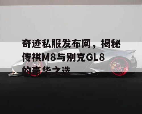 奇迹私服发布网,揭秘传祺M8与别克GL8的豪华之选 奇迹私服发布网,揭秘传祺M8与别克GL8的豪华之选