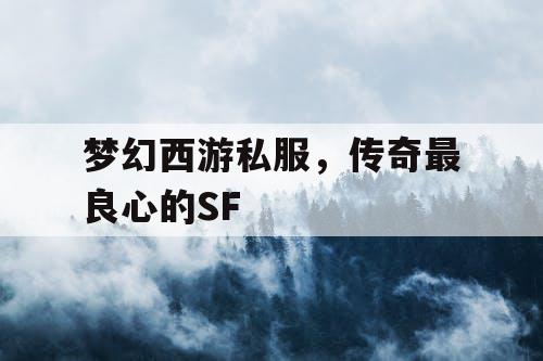 梦幻西游私服,传奇最良心的SF 梦幻西游私服,传奇最良心的SF