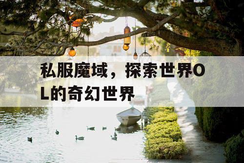 私服魔域,探索世界OL的奇幻世界 私服魔域,探索世界OL的奇幻世界