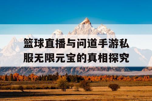 篮球直播与问道手游私服无限元宝的真相探究