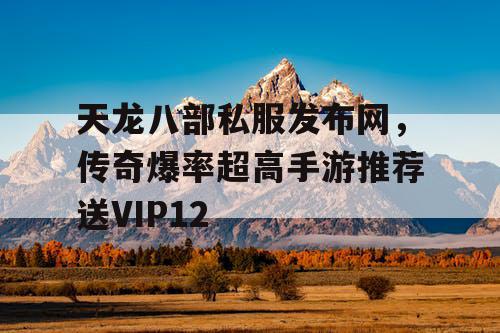 天龙八部私服发布网,传奇爆率超高手游推荐送VIP12 天龙八部私服发布网,传奇爆率超高手游推荐送VIP12