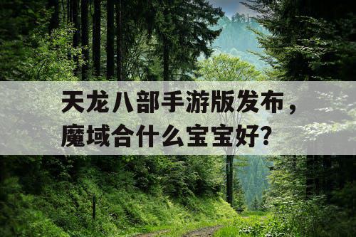 天龙八部手游版发布,魔域合什么宝宝好? 天龙八部手游版发布,魔域合什么宝宝好?